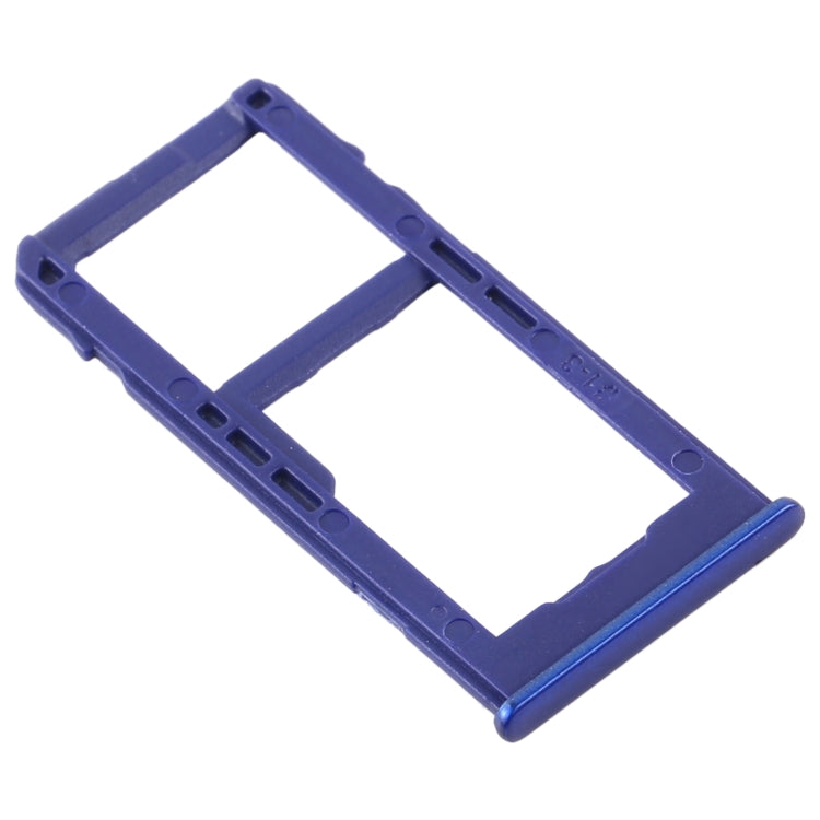 For Samsung Galaxy M40 SM-M405 SIM Card Tray + SIM Card Tray / Micro SD Card Tray (Dark Blue) - Card Tray by buy2fix | Online Shopping UK | buy2fix