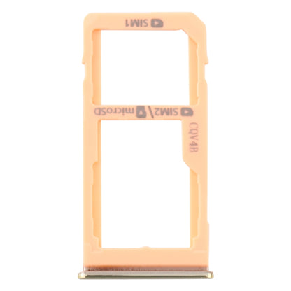 For Samsung Galaxy M40 SM-M405 SIM Card Tray + SIM Card Tray / Micro SD Card Tray (Orange) - Card Tray by buy2fix | Online Shopping UK | buy2fix
