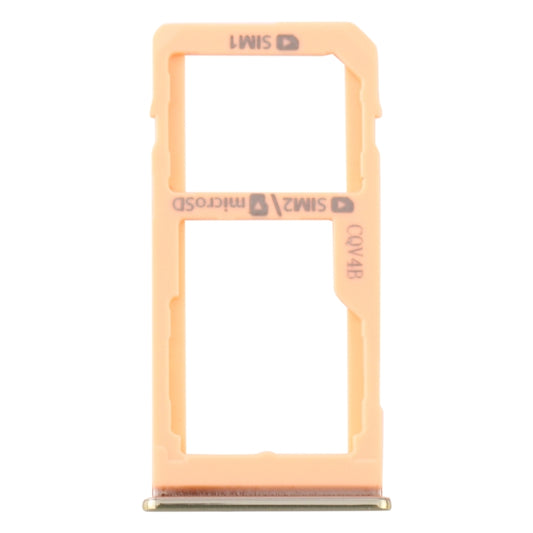 For Samsung Galaxy M40 SM-M405 SIM Card Tray + SIM Card Tray / Micro SD Card Tray (Orange) - Card Tray by buy2fix | Online Shopping UK | buy2fix