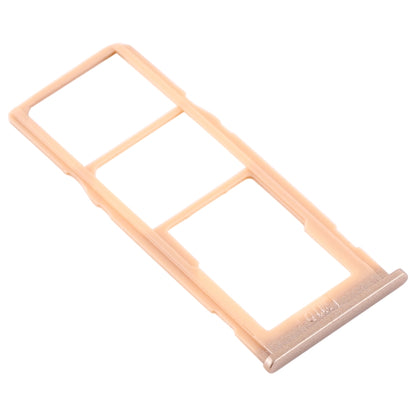 For Samsung Galaxy M10 SM-M105 SIM Card Tray + SIM Card Tray + Micro SD Card Tray (Gold) - Card Tray by buy2fix | Online Shopping UK | buy2fix