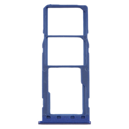 For Samsung Galaxy M10 SM-M105 SIM Card Tray + SIM Card Tray + Micro SD Card Tray (Blue) - Card Tray by buy2fix | Online Shopping UK | buy2fix