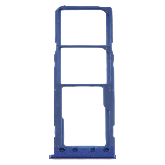 For Samsung Galaxy M10 SM-M105 SIM Card Tray + SIM Card Tray + Micro SD Card Tray (Blue) - Card Tray by buy2fix | Online Shopping UK | buy2fix