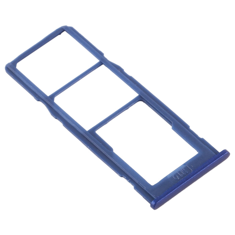 For Samsung Galaxy M10 SM-M105 SIM Card Tray + SIM Card Tray + Micro SD Card Tray (Blue) - Card Tray by buy2fix | Online Shopping UK | buy2fix
