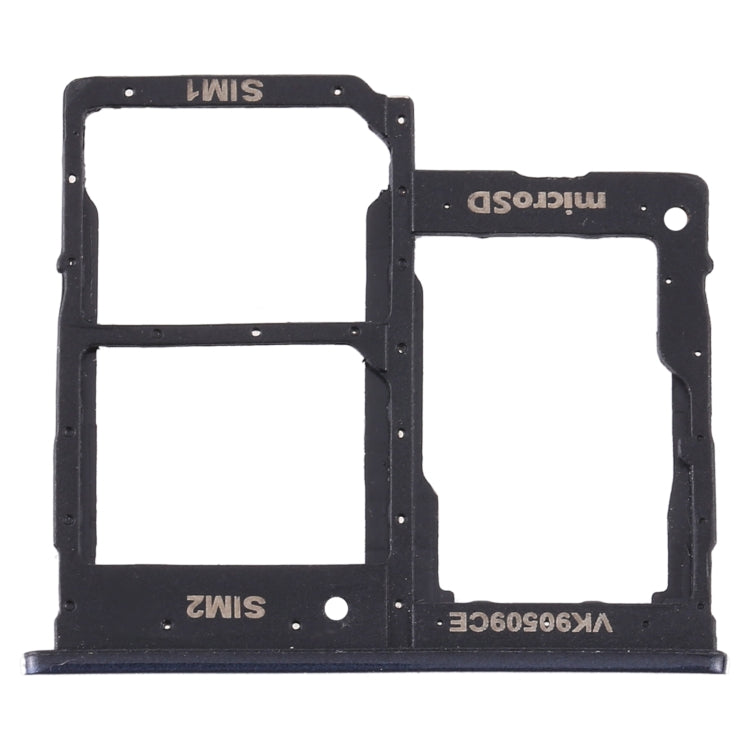 For Samsung Galaxy A2 Core SM-A260 SIM Card Tray + SIM Card Tray + Micro SD Card Tray (Black) - Card Tray by buy2fix | Online Shopping UK | buy2fix