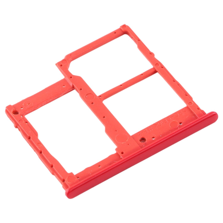 For Samsung Galaxy A2 Core SM-A260 SIM Card Tray + SIM Card Tray + Micro SD Card Tray (Red) - Card Tray by buy2fix | Online Shopping UK | buy2fix