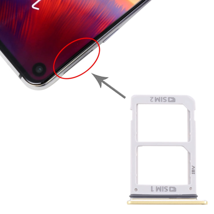 For Samsung Galaxy A8s / Galaxy A9 Pro 2019 SIM Card Tray + SIM Card Tray (Orange) - Card Tray by buy2fix | Online Shopping UK | buy2fix