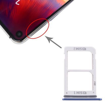 For Samsung Galaxy A8s / Galaxy A9 Pro 2019 SIM Card Tray + SIM Card Tray (Blue) - Card Tray by buy2fix | Online Shopping UK | buy2fix