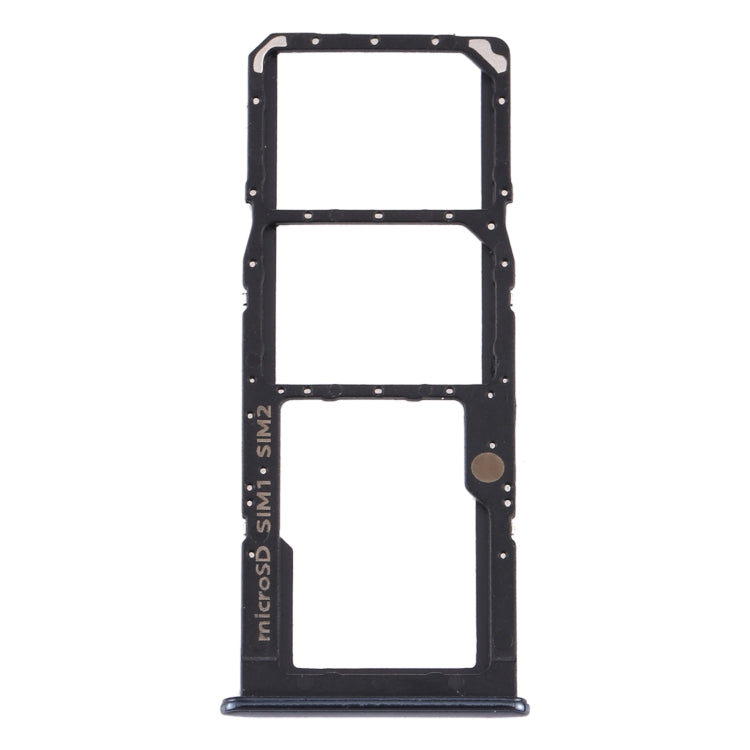 For Samsung Galaxy A50s SM-A507 SIM Card Tray + SIM Card Tray + Micro SD Card Tray (Black) - Card Tray by buy2fix | Online Shopping UK | buy2fix