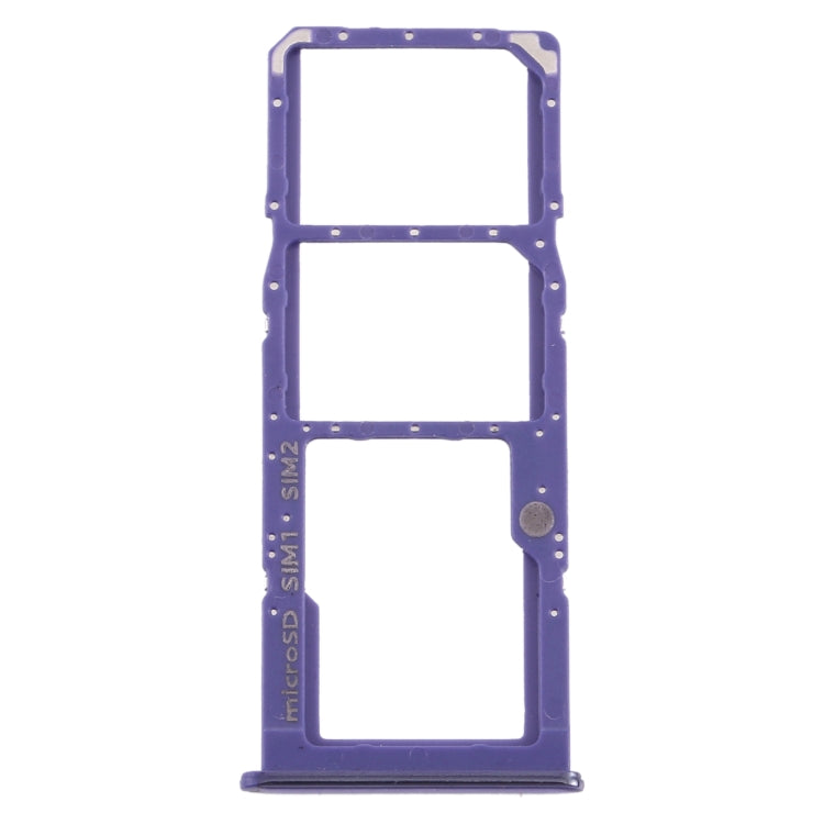 For Samsung Galaxy A50s SM-A507 SIM Card Tray + SIM Card Tray + Micro SD Card Tray (Purple) - Card Tray by buy2fix | Online Shopping UK | buy2fix