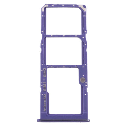 For Samsung Galaxy A50s SM-A507 SIM Card Tray + SIM Card Tray + Micro SD Card Tray (Purple) - Card Tray by buy2fix | Online Shopping UK | buy2fix