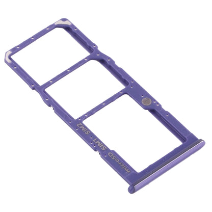 For Samsung Galaxy A50s SM-A507 SIM Card Tray + SIM Card Tray + Micro SD Card Tray (Purple) - Card Tray by buy2fix | Online Shopping UK | buy2fix