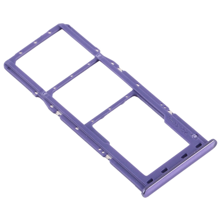 For Samsung Galaxy A50s SM-A507 SIM Card Tray + SIM Card Tray + Micro SD Card Tray (Purple) - Card Tray by buy2fix | Online Shopping UK | buy2fix