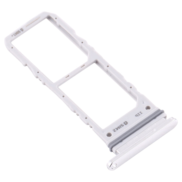 For Samsung Galaxy A90 5G SM-A908 SIM Card Tray + SIM Card Tray (Silver) - Card Tray by buy2fix | Online Shopping UK | buy2fix