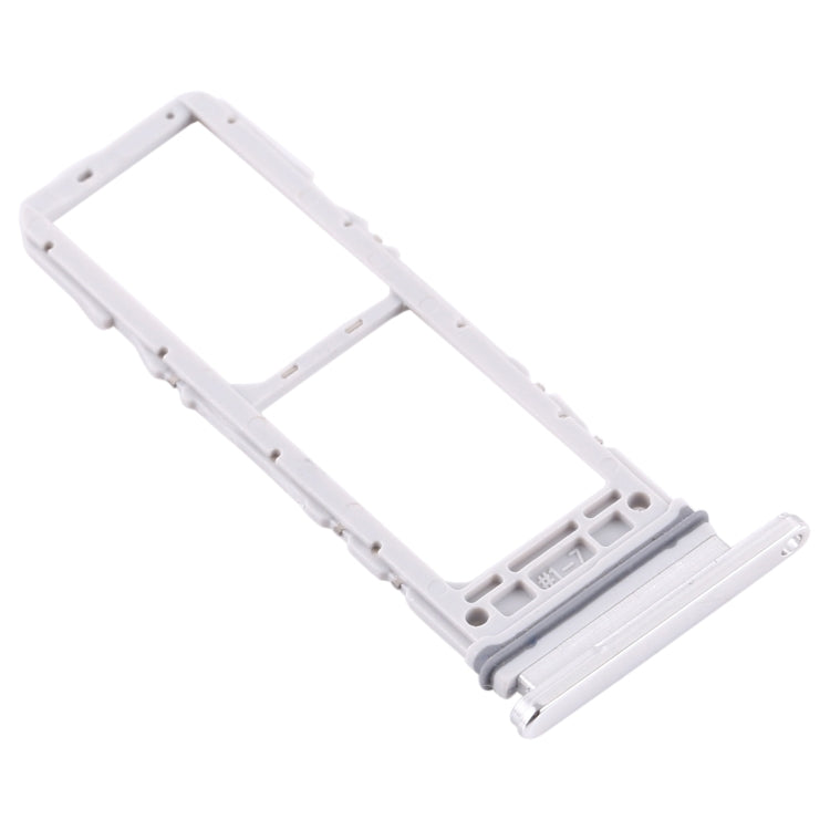 For Samsung Galaxy A90 5G SM-A908 SIM Card Tray + SIM Card Tray (Silver) - Card Tray by buy2fix | Online Shopping UK | buy2fix