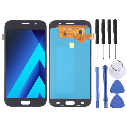 OLED LCD Screen for Galaxy A7 (2017), A720F, A720F/DS with Digitizer Full Assembly (Black) - LCD Screen by buy2fix | Online Shopping UK | buy2fix