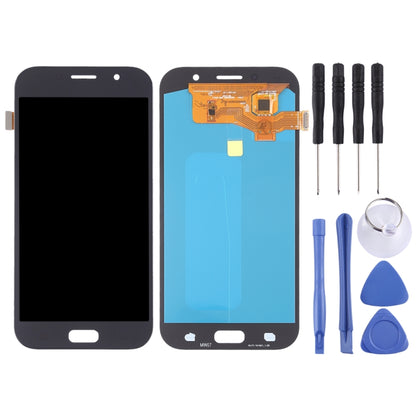 OLED LCD Screen for Galaxy A7 (2017), A720F, A720F/DS with Digitizer Full Assembly (Black) - LCD Screen by buy2fix | Online Shopping UK | buy2fix