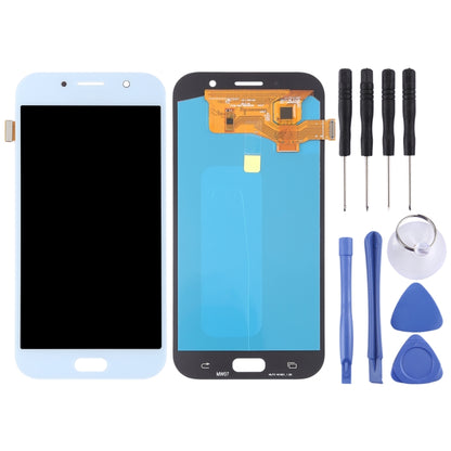 OLED LCD Screen for Galaxy A7 (2017), A720F, A720F/DS with Digitizer Full Assembly (Blue) - LCD Screen by buy2fix | Online Shopping UK | buy2fix
