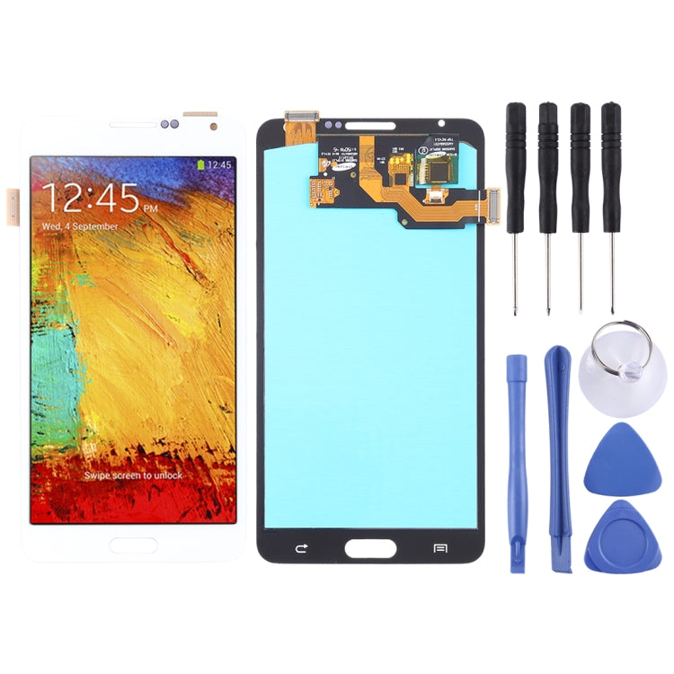 OLED LCD Screen for Galaxy Note 3, N9000 (3G), N9005 (3G/LTE) with Digitizer Full Assembly (White) - LCD Screen by buy2fix | Online Shopping UK | buy2fix
