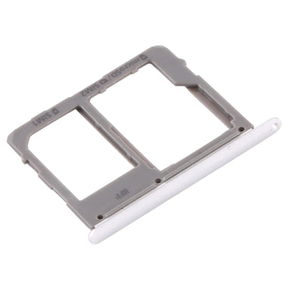 For Samsung Galaxy A8 Star / A9 Star SM-G8850 SIM Card Tray + SIM Card Tray / Micro SD Card Tray (Silver) - Card Tray by buy2fix | Online Shopping UK | buy2fix
