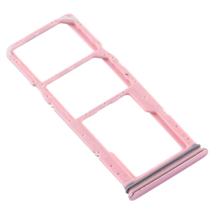 For Samsung Galaxy A9 (2018) SM-A920 SIM Card Tray + SIM Card Tray + Micro SD Card Tray (Pink) - Card Tray by buy2fix | Online Shopping UK | buy2fix