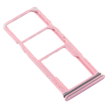 For Samsung Galaxy A9 (2018) SM-A920 SIM Card Tray + SIM Card Tray + Micro SD Card Tray (Pink) - Card Tray by buy2fix | Online Shopping UK | buy2fix