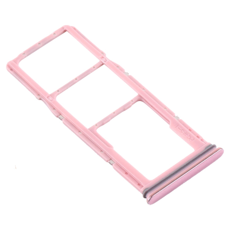 For Samsung Galaxy A9 (2018) SM-A920 SIM Card Tray + SIM Card Tray + Micro SD Card Tray (Pink) - Card Tray by buy2fix | Online Shopping UK | buy2fix