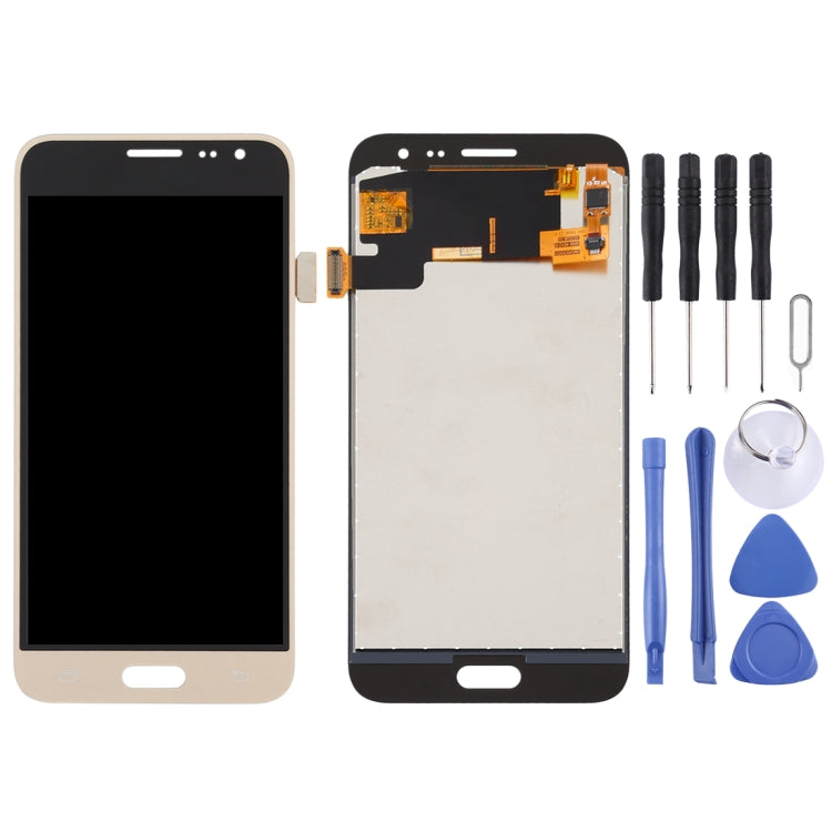 TFT LCD Screen for Galaxy J3 (2016) J320FN, J320F, J320G, J320M, J320A, J320V, J320P With Digitizer Full Assembly (Gold) - LCD Screen by buy2fix | Online Shopping UK | buy2fix