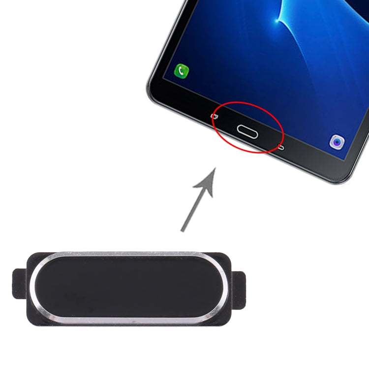 Home Key for Samsung Galaxy Tab A 10.1(2016) SM-T580/T585/P580/P585(Black) - Home key & Side Key by buy2fix | Online Shopping UK | buy2fix