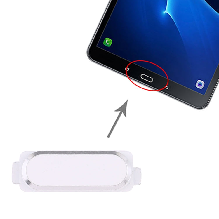 Home Key for Samsung Galaxy Tab A 10.1(2016) SM-T580/T585/P580/P585(White) - Home key & Side Key by buy2fix | Online Shopping UK | buy2fix