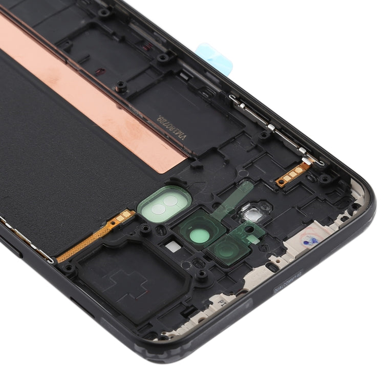 For Galaxy J8 (2018), J810F/DS, J810Y/DS, J810G/DS Back Cover with Side Keys & Camera Lens (Black) - Back Cover by buy2fix | Online Shopping UK | buy2fix