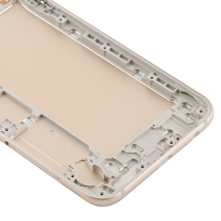 For Galaxy A6 (2018) / A600F Back Cover with Side Keys & Camera Lens (Gold) - Back Cover by buy2fix | Online Shopping UK | buy2fix