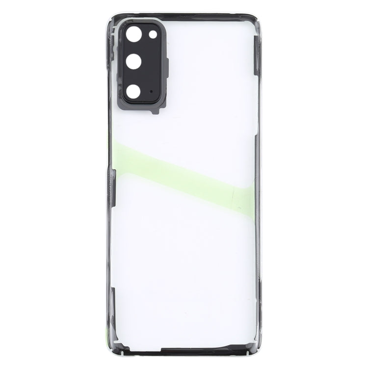 For Samsung Galaxy S20 SM-G980 SM-G980F SM-G980F/DS Glass Transparent Battery Back Cover (Transparent) - Back Cover by buy2fix | Online Shopping UK | buy2fix