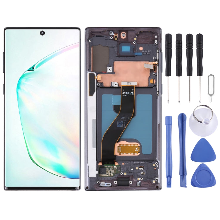 Original LCD Screen for Samsung Galaxy Note10 4G/Note10 5G SM-N971/N970 Digitizer Full Assembly With Frame (Black) - LCD Screen by buy2fix | Online Shopping UK | buy2fix