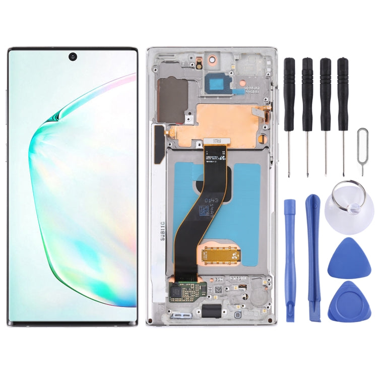 Original LCD Screen for Samsung Galaxy Note10 4G/Note10 5G SM-N971/N970 Digitizer Full Assembly With Frame (Grey) - LCD Screen by buy2fix | Online Shopping UK | buy2fix
