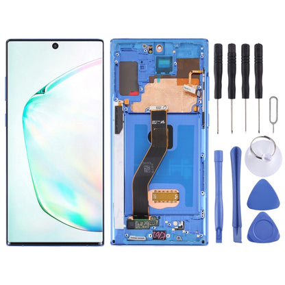 Original LCD Screen for Samsung Galaxy Note10+ 4G/Note10+ 5G SM-N976/N975 Digitizer Full Assembly With Frame (Dark Blue) - LCD Screen by buy2fix | Online Shopping UK | buy2fix