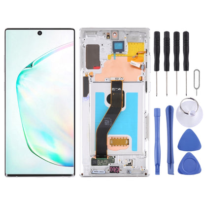 Original LCD Screen for Samsung Galaxy Note10+ 4G/Note10+ 5G SM-N976/N975 Digitizer Full Assembly With Frame (Silver) - LCD Screen by buy2fix | Online Shopping UK | buy2fix