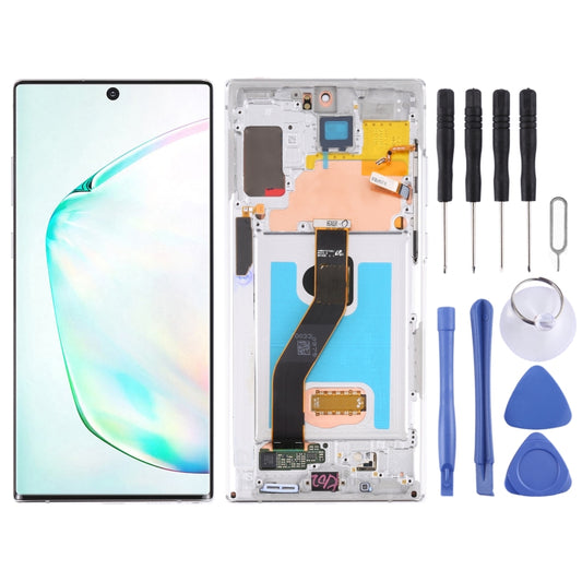 Original LCD Screen for Samsung Galaxy Note10+ 4G/Note10+ 5G SM-N976/N975 Digitizer Full Assembly With Frame (Silver) - LCD Screen by buy2fix | Online Shopping UK | buy2fix
