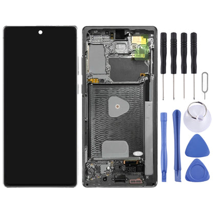 Original LCD Screen for Samsung Galaxy Note20 4G SM-N980 Digitizer Full Assembly With Frame (Silver) - LCD Screen by buy2fix | Online Shopping UK | buy2fix