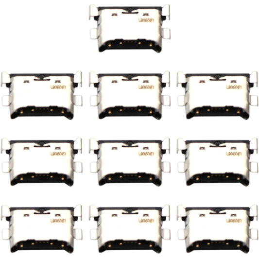 For Samsung Galaxy A30s SM-A307 10pcs Charging Port Connector - Tail Connector by buy2fix | Online Shopping UK | buy2fix