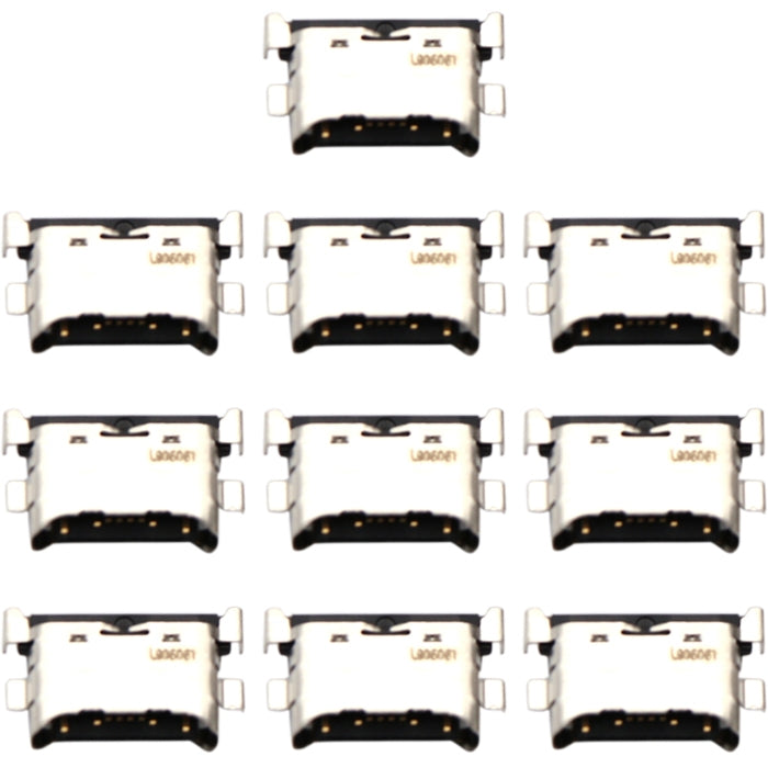 For Samsung Galaxy A50s SM-A507F 10pcs Charging Port Connector - Tail Connector by buy2fix | Online Shopping UK | buy2fix