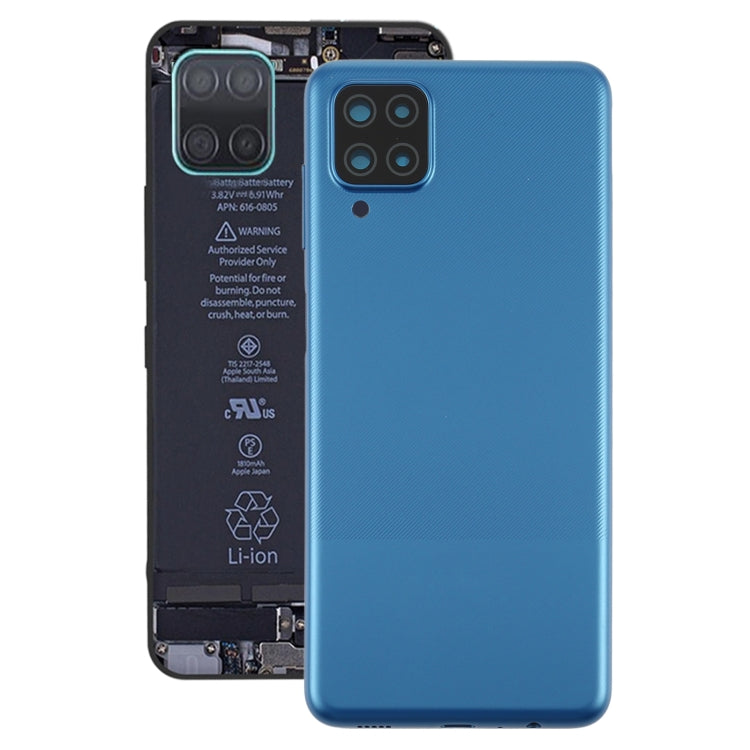 For Samsung Galaxy A12 Battery Back Cover (Blue) - Back Cover by buy2fix | Online Shopping UK | buy2fix
