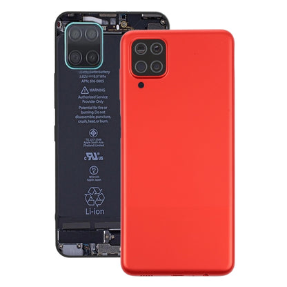 For Samsung Galaxy A12 Battery Back Cover (Red) - Back Cover by buy2fix | Online Shopping UK | buy2fix