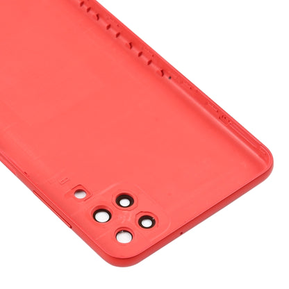 For Samsung Galaxy A12 Battery Back Cover (Red) - Back Cover by buy2fix | Online Shopping UK | buy2fix