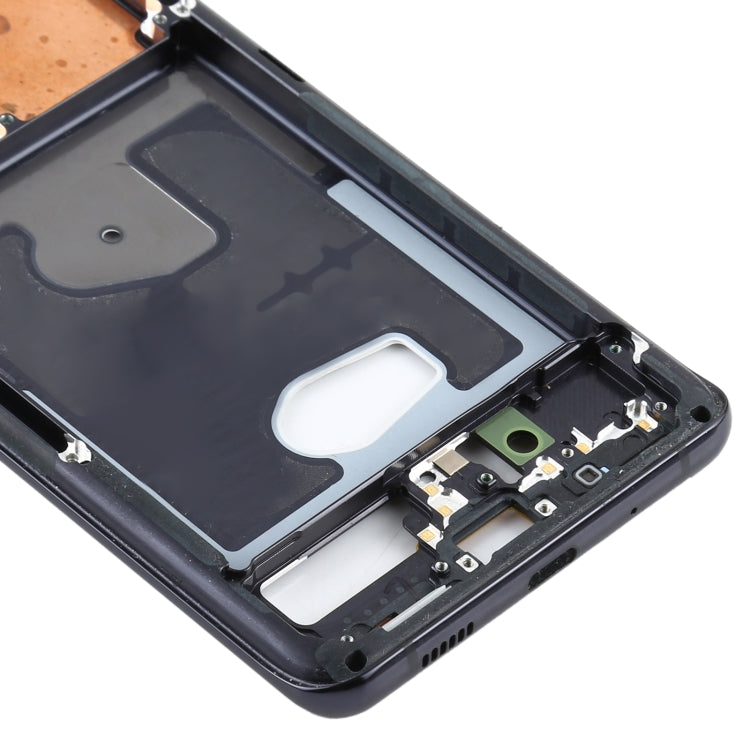 For Samsung Galaxy S20 Ultra 5G SM-G988B  Middle Frame Bezel Plate (Black) - Frame Bezel Plate by buy2fix | Online Shopping UK | buy2fix