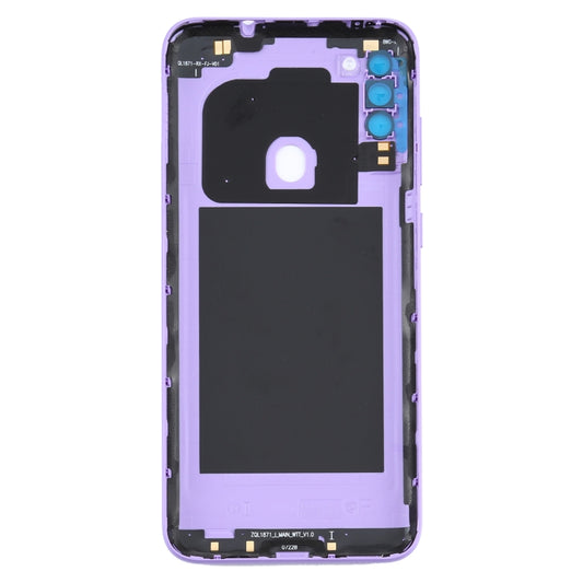 For Samsung Galaxy M11 SM-M115F Battery Back Cover (Purple) - Back Cover by buy2fix | Online Shopping UK | buy2fix