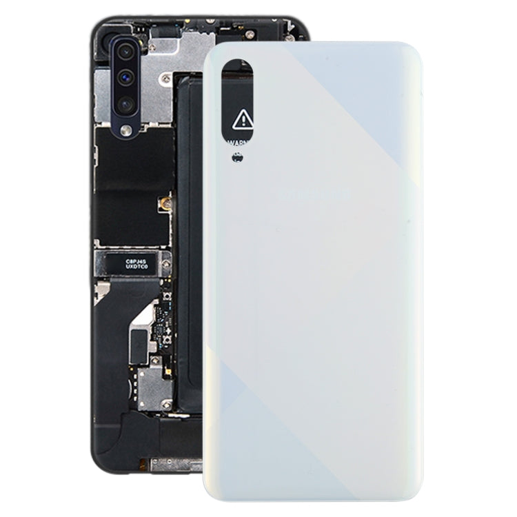 For Samsung Galaxy A50s SM-A507F Battery Back Cover (White) - Back Cover by buy2fix | Online Shopping UK | buy2fix