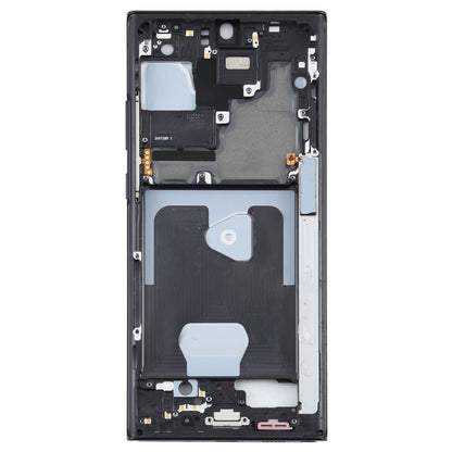 For Samsung Galaxy Note20 Ultra SM-N985F Middle Frame Bezel Plate With Parts (Black) - Frame Bezel Plate by buy2fix | Online Shopping UK | buy2fix