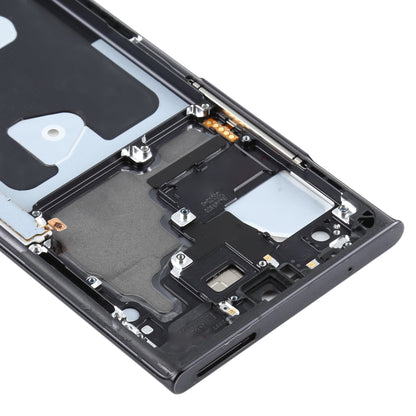 For Samsung Galaxy Note20 Ultra SM-N985F Middle Frame Bezel Plate With Parts (Black) - Frame Bezel Plate by buy2fix | Online Shopping UK | buy2fix