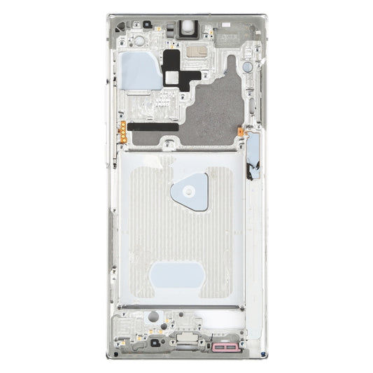 For Samsung Galaxy Note20 Ultra SM-N985F Middle Frame Bezel Plate With Parts (Silver) - Frame Bezel Plate by buy2fix | Online Shopping UK | buy2fix