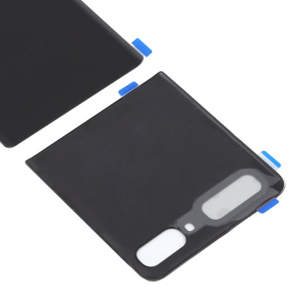 For Samsung Galaxy Z Flip 5G SM-F707 Battery Back Cover (Black) - Back Cover by buy2fix | Online Shopping UK | buy2fix
